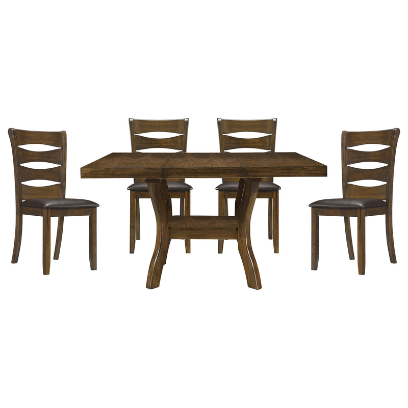 Darla 5pc Set (TB+4S) in Brown - 5712-54*5
