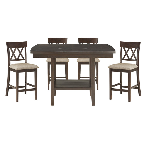 Balin 5pc Set (TB+4S) in Brown - 5716-36*5S2