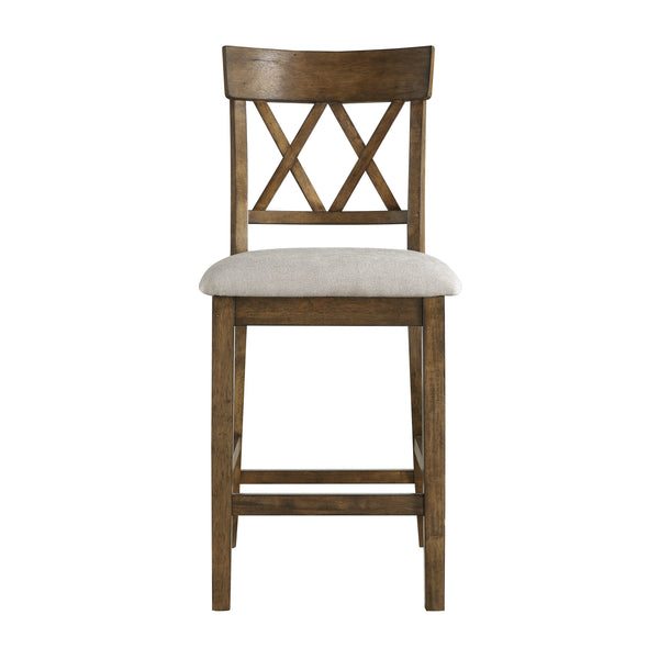 Balin Counter Height Chair in Brown/Oak - 5716RFAK-24S2