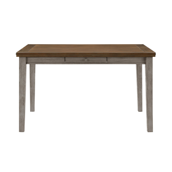 Tigard Counter Height Table in Cherry/Gray - 5761GY-36