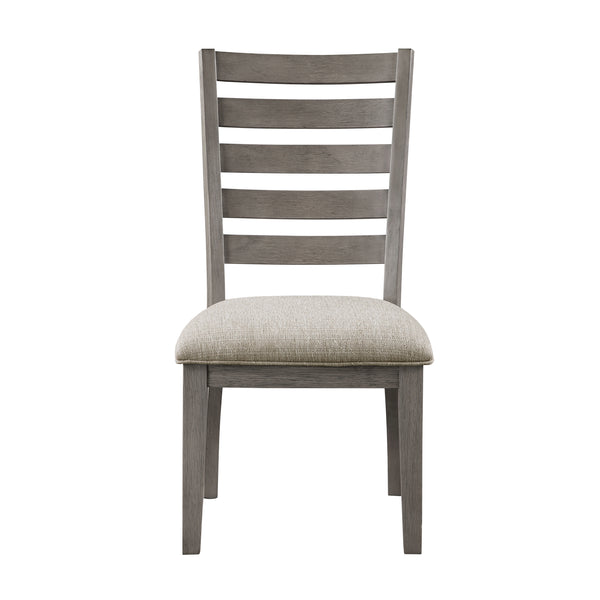 Tigard Side Chair in Cherry/Gray/Beige - 5761GYS