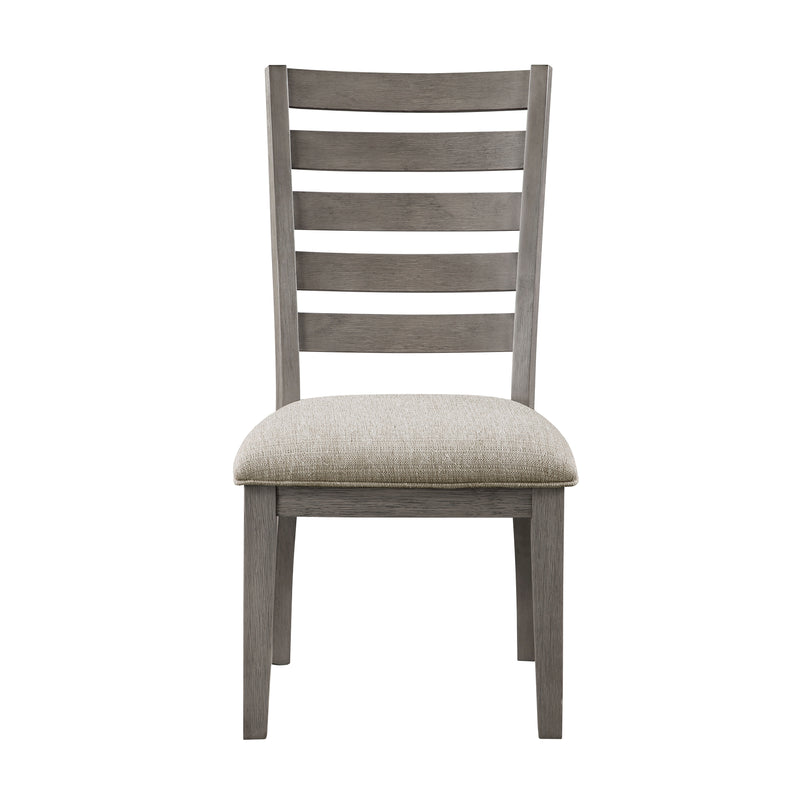 Tigard Side Chair in Cherry/Gray/Beige - 5761GYS