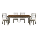 Tigard 5pc Set (TB+4S) in Beige/Cherry/Gray - 5761GY-78*5