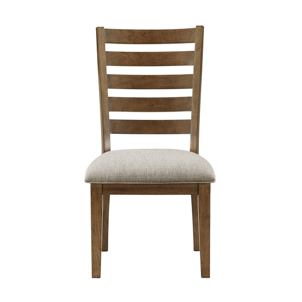 Tigard Side Chair in Cherry/Beige - 5761S
