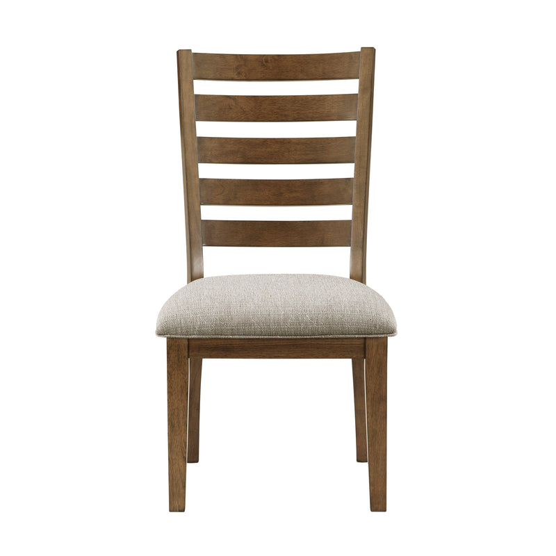 Tigard Side Chair in Cherry/Beige - 5761S