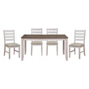 Ithaca 5pc Set (TB+4S) in White/Gray - 5769W-60*5