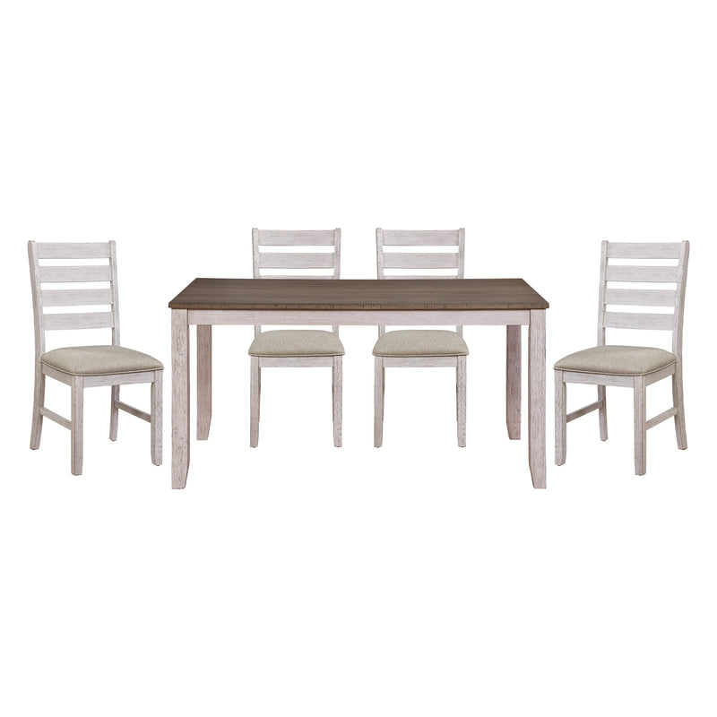 Ithaca 5pc Set (TB+4S) in White/Gray - 5769W-60*5