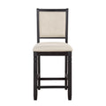 Asher Counter Height Chair - Black,Beige