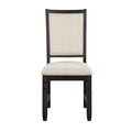 Asher Side Chair - Black,Beige