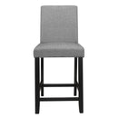 Adina Counter Height Chair in Black/Gray - 5801-24