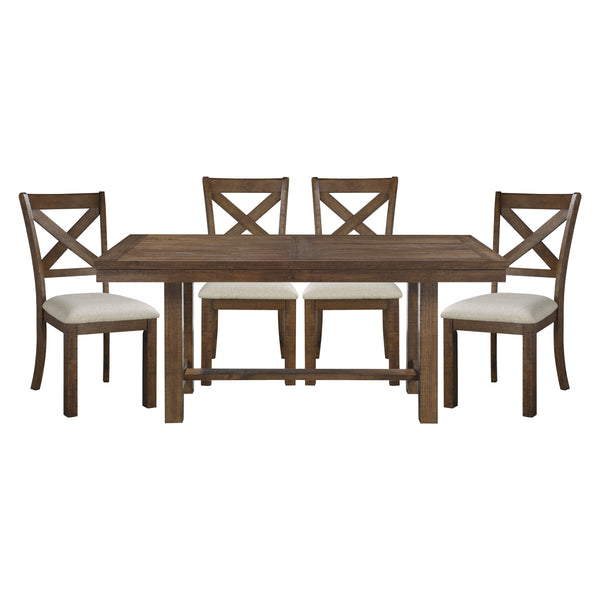 Bonner 5pc Set (TB+4S) in Beige/Brown - 5808-68*5