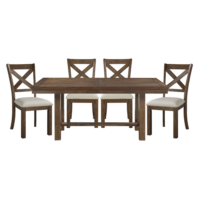 Bonner 5pc Set (TB+4S) in Beige/Brown - 5808-68*5