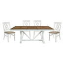 Brunson 5pc Set (TB+4S) in Oak/White - 5865-77*5
