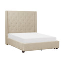 Fairborn Full Platform Bed in Beige - 5877FBE-1