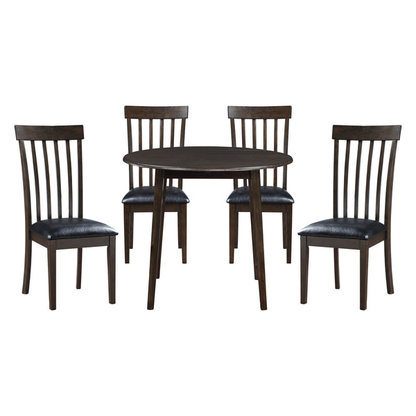 Rutland 5pc Set (TB+4S) in Black/Espresso - 5890RD*5