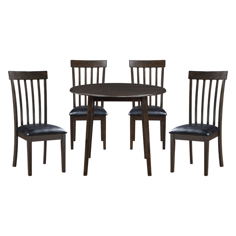 Rutland 5pc Set (TB+4S) in Black/Espresso - 5890RD*5