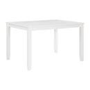Astoria 5-Piece Pack Dinette Set in White - 5892WT