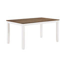 Dobson 7-Piece Pack Dinette Set in Cherry/White - 5894N-7P