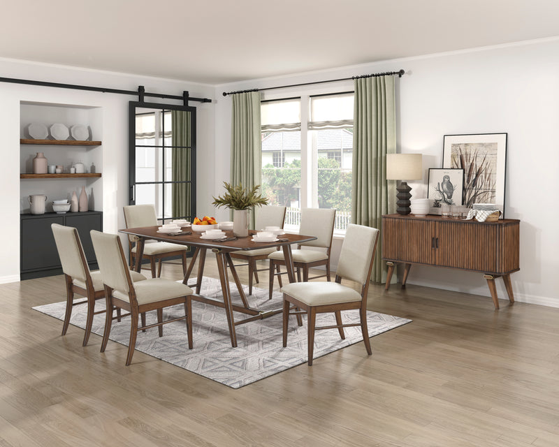 Monroe Dining Table in Brown/Walnut - 5901-71