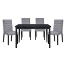 Andreas 5pc Set (TB+4S) in Black/Gray - 5902-48*5