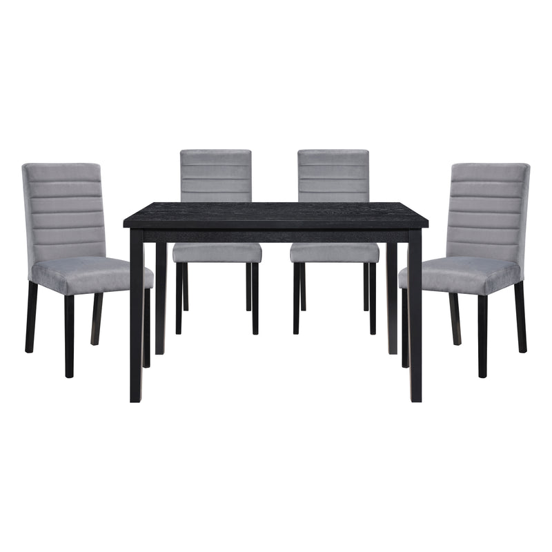 Andreas 5pc Set (TB+4S) in Black/Gray - 5902-48*5