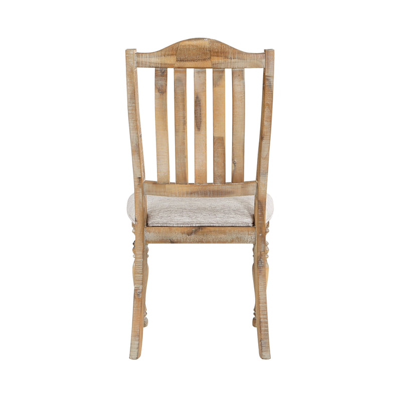 Weatherford Side Chair in Brown/Natural/Gray - 5904NF-S2