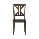 Rivera 5-Piece Pack Dinette Set in Brown/Charcoal - 5907CH-5P