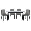Salerno 5pc Set (TB+4S) in Black/Gray/White - 5909-59*5GY