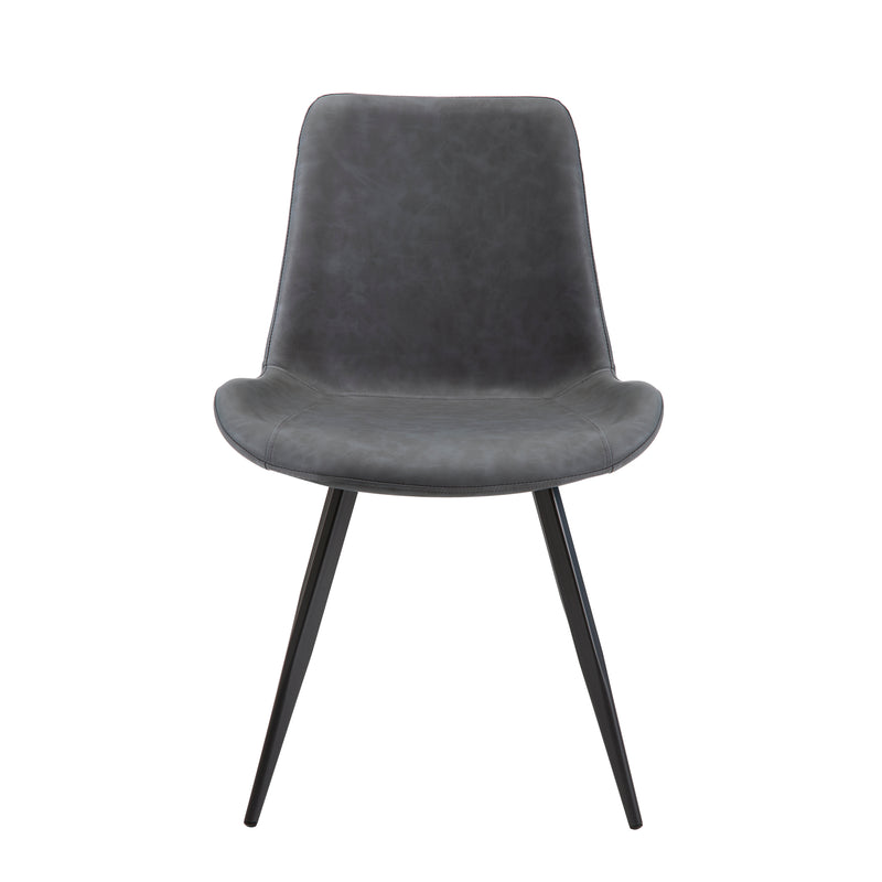 Brixley Side Chair in Black/Gray - 5916S