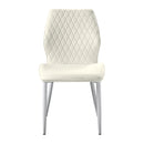Hollis Side Chair - Beige,White