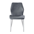 Hollis Side Chair - Gray,White