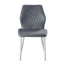 Hollis Side Chair - Gray,White
