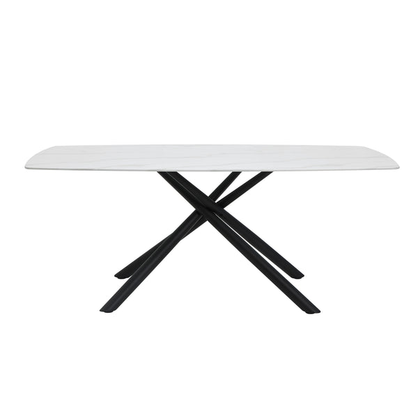 Benito Dining Table in Black/White - 5919-71*