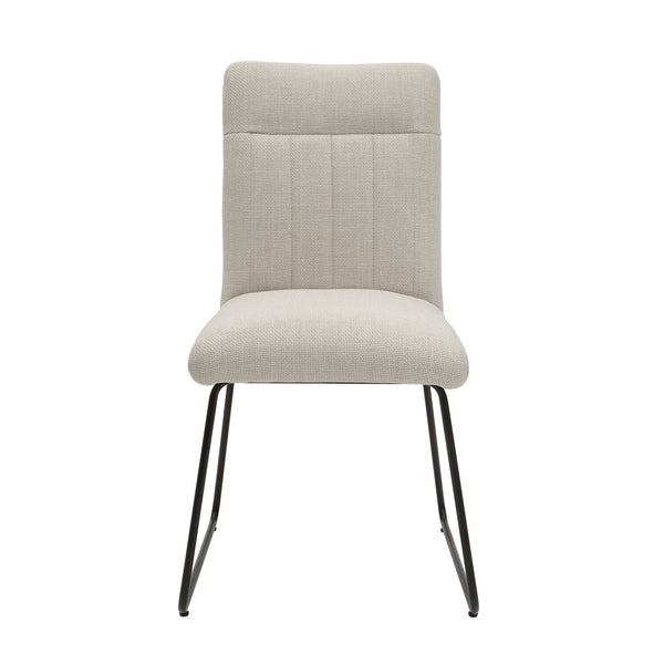 Benito Side Chair in Beige/Black - 5919S