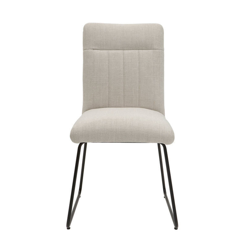 Benito Side Chair in Beige/Black - 5919S