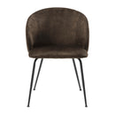 Cosimo Side Chair in Black/Brown - 5920BRS