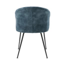 Cosimo Side Chair in Black/Teal - 5920TBS