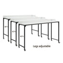 Sumter Over The Bed Desk in Black/White - 5963WH-22