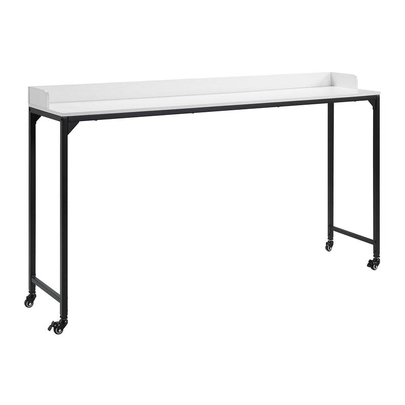 Sumter Over The Bed Desk in Black/White - 5963WH-22