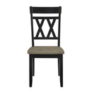 Ogden Side Chair - Black,Gray