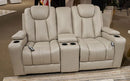 Elevate Edges Glider Reclining Loveseat with Console