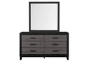 Lisbon Grey/Black Bed Group