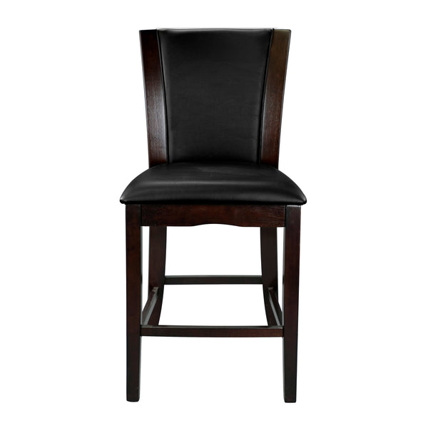 Daisy Counter Height Chair, Dark Brown Bi-Cast Vinyl in Brown/Espresso - 710-24