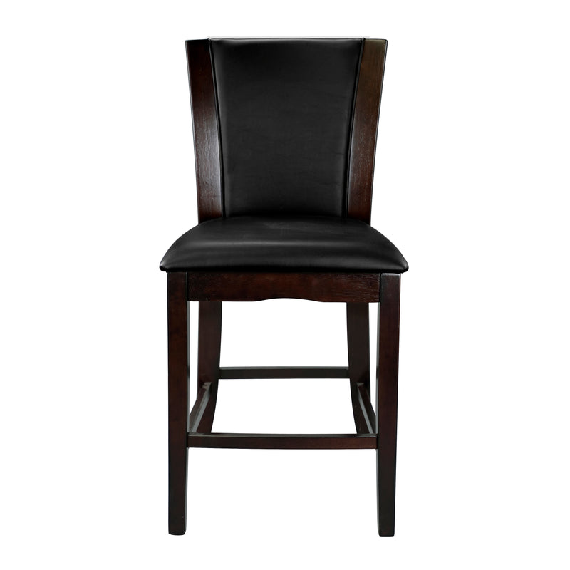 Daisy Counter Height Chair, Dark Brown Bi-Cast Vinyl in Brown/Espresso - 710-24