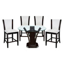 Daisy 5pc Set (TB+4S) in Espresso/White/Transparent - 710-36RD*5W