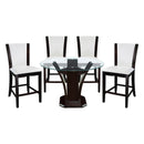Daisy 5pc Set (TB+4S) in Espresso/Transparent/White - 710-36RD48*5W