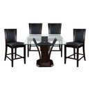 Daisy 5pc Set (TB+4S) in Espresso/Transparent/Brown - 710-36SQ*5