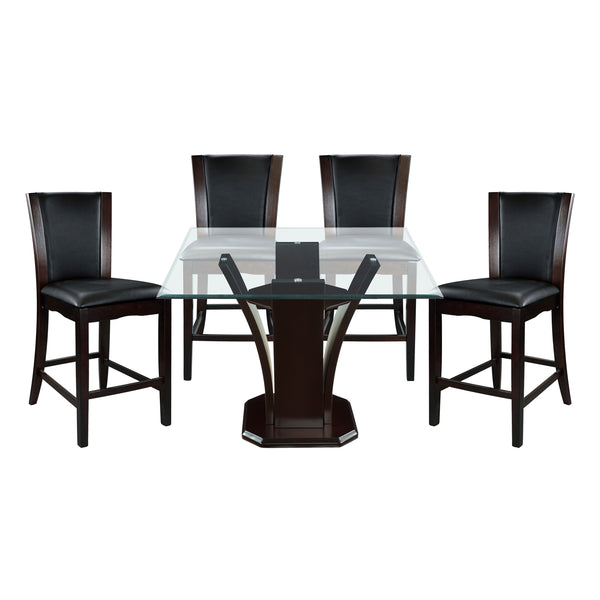 Daisy 5pc Set (TB+4S) in Espresso/Transparent/Brown - 710-36SQ*5