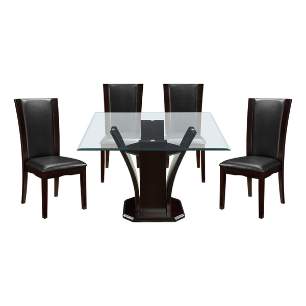 Daisy 5pc Set (TB+4S) in Espresso/Transparent/Brown - 710-54SQ*5
