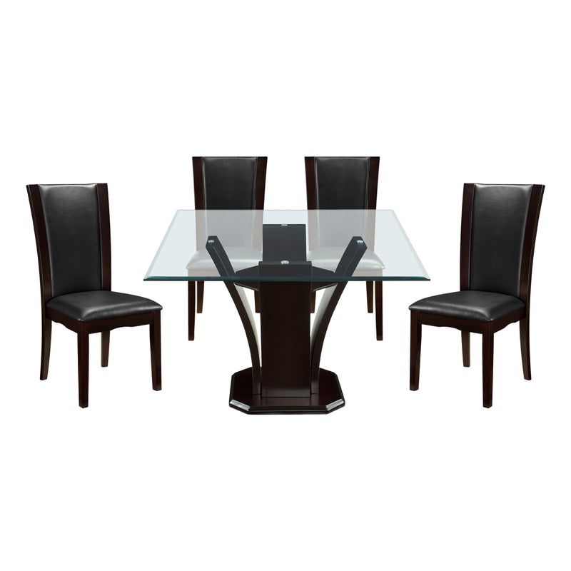 Daisy 5pc Set (TB+4S) in Espresso/Transparent/Brown - 710-54SQ*5